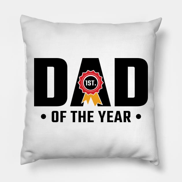 Dad Of The Year v3 Pillow by Emma