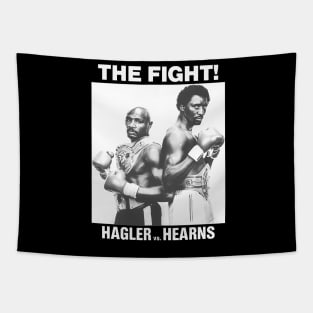 Hagler - Hearns BW Tapestry