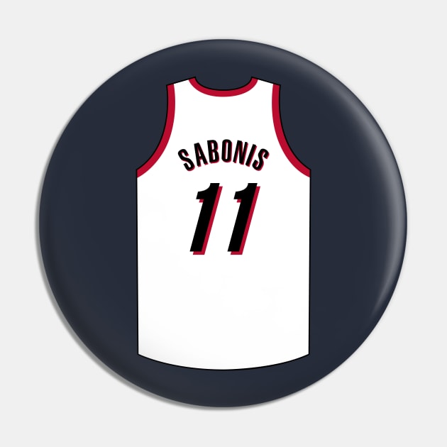 Arvydas Sabonis Portland Jersey Qiangy Pin by qiangdade