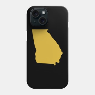 Georgia state map Phone Case