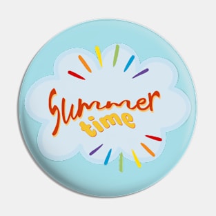 Summer Time Pin