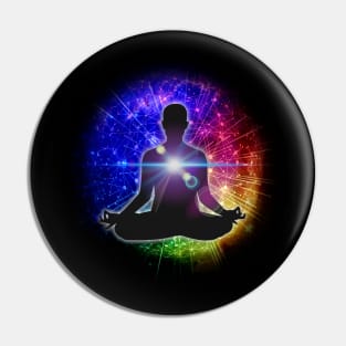 Energy Flow Zen Meditation Pin