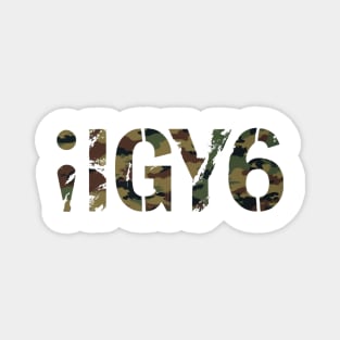 IGY6 – I Got Your Six Camo Magnet