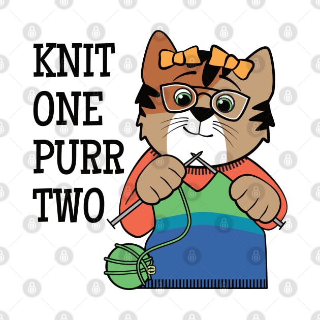 Knit One Purr Two Cat by Sue Cervenka