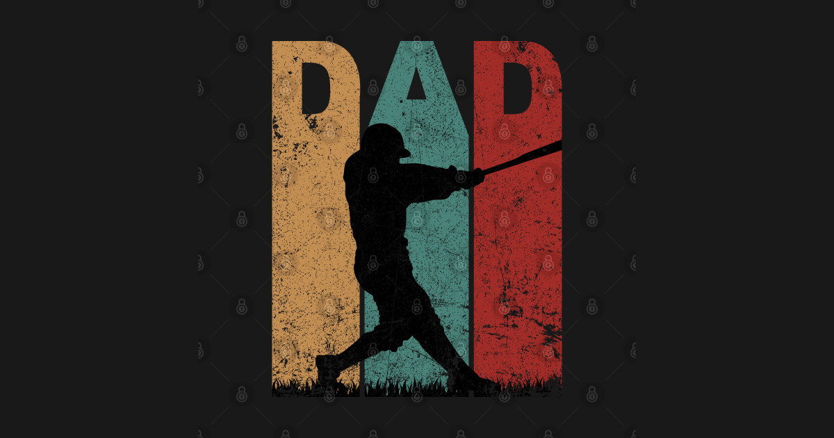 Baseball Dad Vintage Father’s Day Baseball Daddy TShirt TeePublic