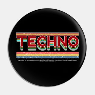 tejano Music Lover Gift Idea 90s designs vintage retro 2024 Pin