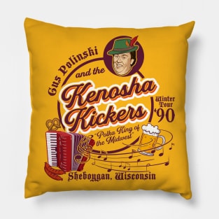 Kenosha Kickers the Polka King of the Midwest Pillow