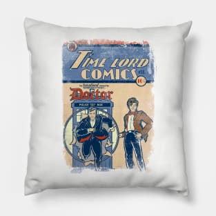 Time Lord Comics Pillow