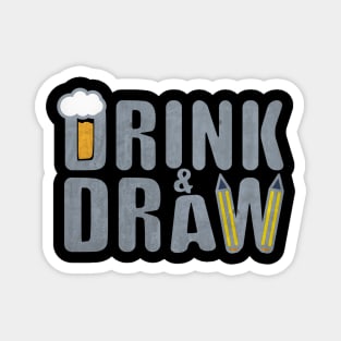 drink & draw Magnet