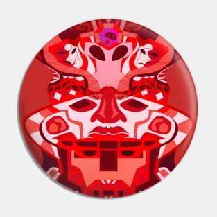 red totem ecopop Pin