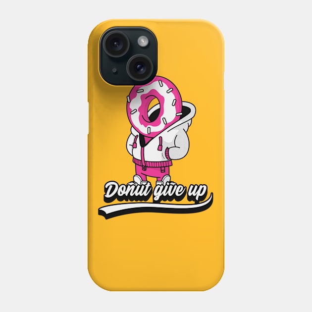 Donut Man design Phone Case by WaggyRockstars