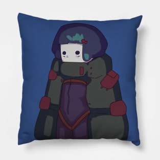 cyberpunk girl Pillow