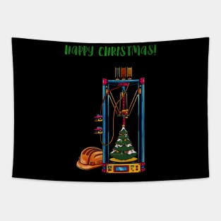 3D Printer #2 Christmas Edition Tapestry