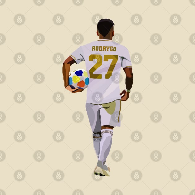 Real Madrid's Rodrygo by Webbed Toe Design's