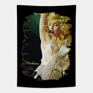 Madonna \\ 80s \ Brush Art Tapestry