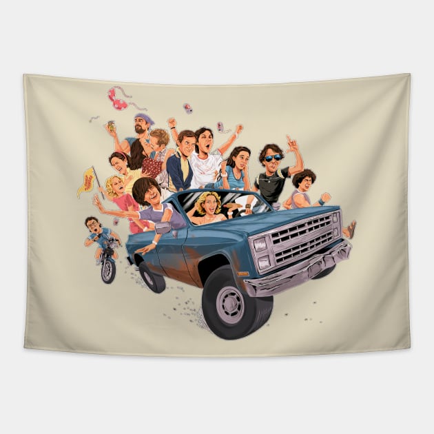 wet hot american summer Tapestry by scohoe