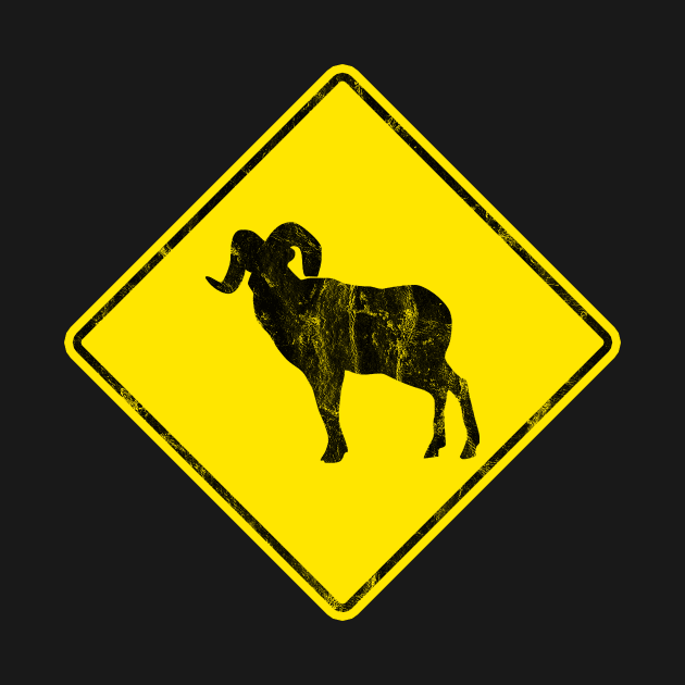 Bighorn Sheep Crossing by LazyDayGalaxy