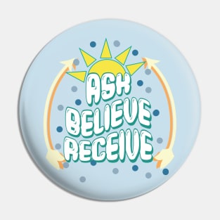 ASK BELIEVE RECEIVE manifest quote Pin