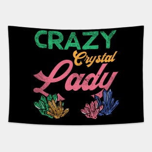 Crazy Crystal Lady Tapestry