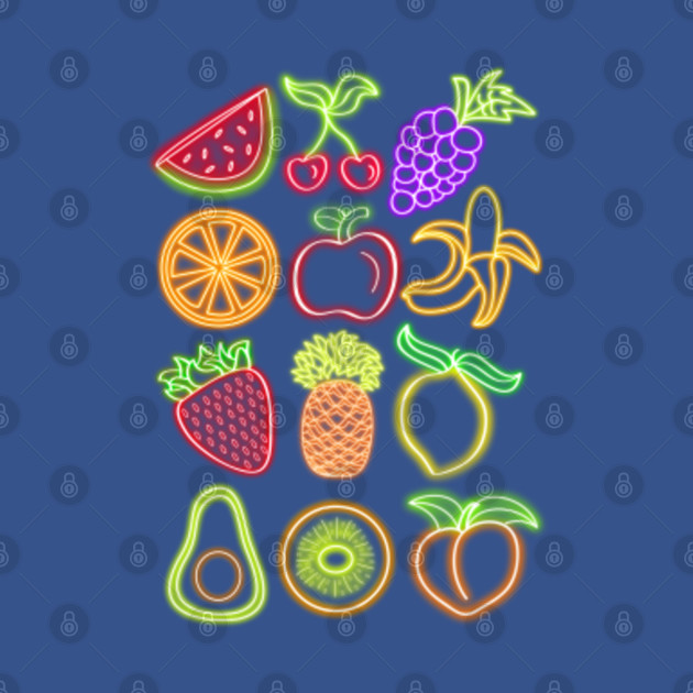 Disover Neon Fruit - Fruit - T-Shirt