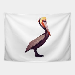 Brown pelican Tapestry