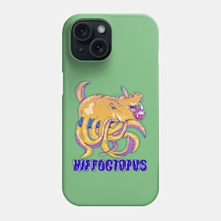 Hippo with octopus tentacles Phone Case