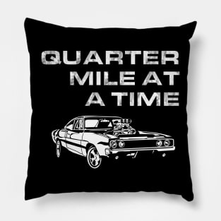 F&F - Charger - Quarter mile at a time Pillow