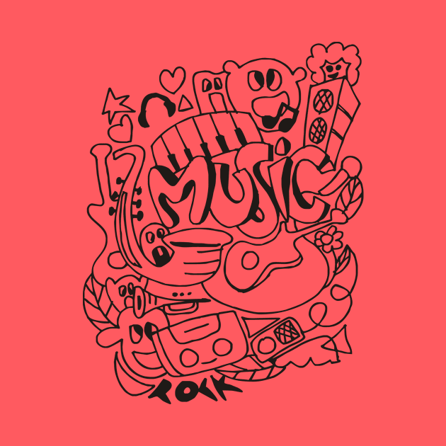 Doodle Music by herubintang