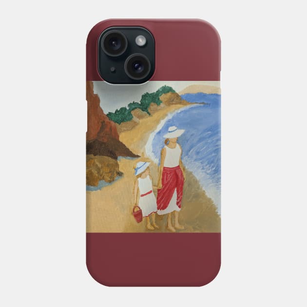 Mother And Daughter Phone Case by PaintstopbyNandini