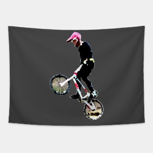 bmx race racing Tapestry