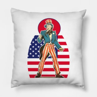 United States of America Uncle Sam patriot Pillow