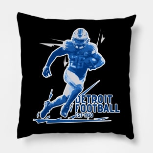 Detroit FootBall Est. 1930 Pillow