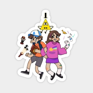 mystery twins Magnet