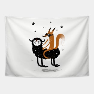 SPACE FOX WANDERER Tapestry