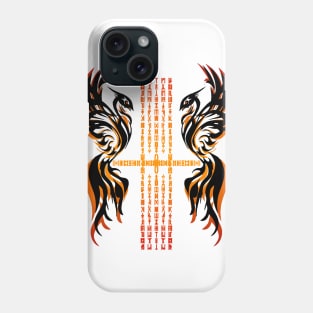 Dark Phoenix Runes Phone Case