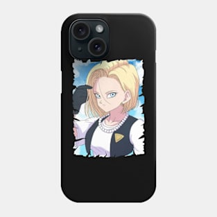 ANDROID 18 MERCH VTG Phone Case