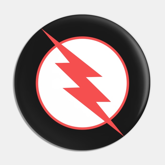 Black Flash Pin by sirphage