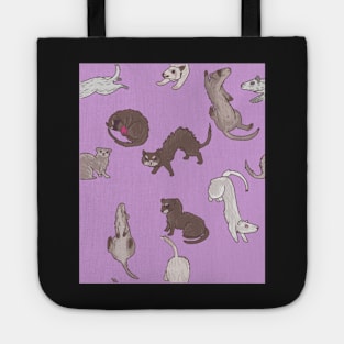 A Mischief of Ferrets Pattern Tote