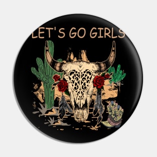 Cartoon Gifts Let's Go Girls My Favorite People Pin