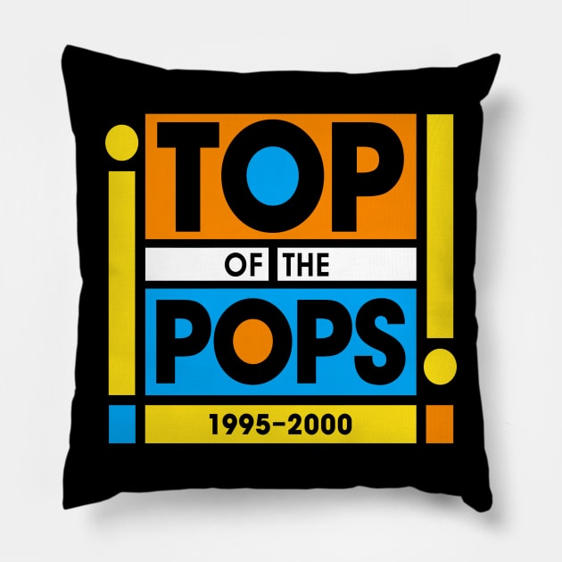 Vintage / Top of the Pops! Pillow by Gumilang