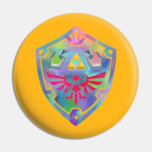 colorful shield Pin