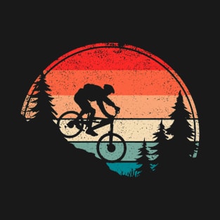 Vintage Mountain Bike MTB Downhill Biking Cycling T-Shirt