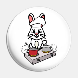 Cute Bunny is cooking Pin