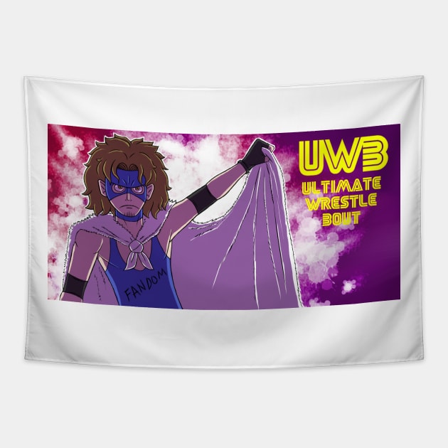 Ultimate Wrestle Bout The Fandom Promo Tapestry by sketchbooksage