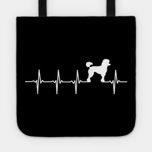 Poodle Heartbeat Gift For Poodle Lovers Tote