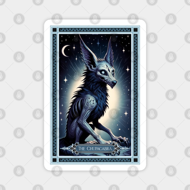 The Chupacabra Tarot Card Magnet by HolidayBug