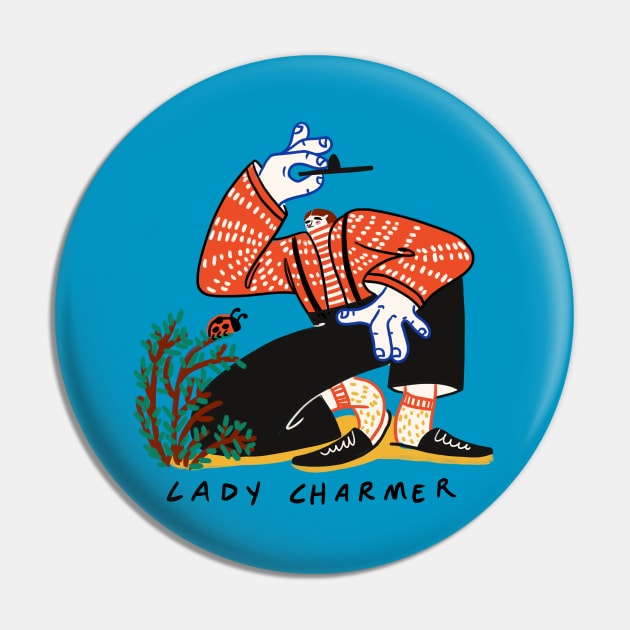 Lady charmer Pin by visbii