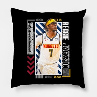 Reggie Jackson Paper Poster Version 10 Pillow