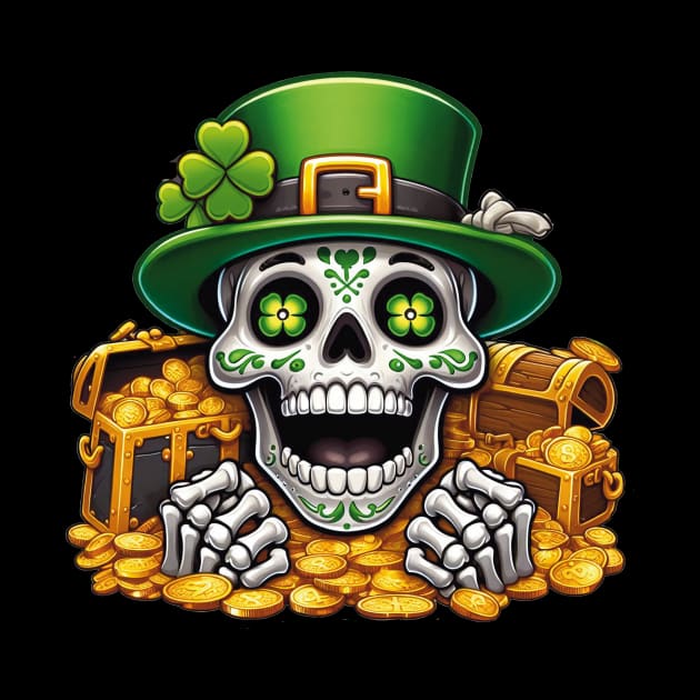 St Patrick's Day - Lucky Bones by ImaginativeInkPOD