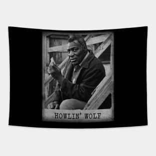 Howlin Wolf // Minimalist Fanart Tapestry